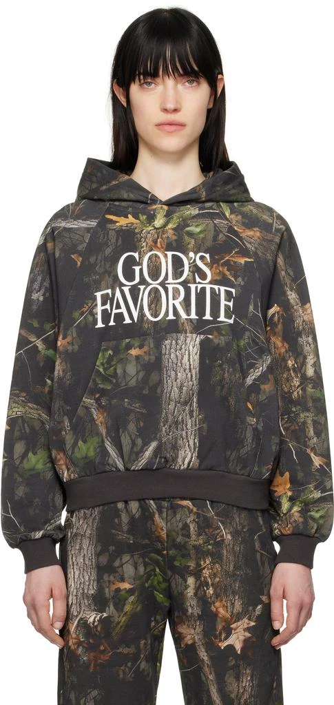 Praying Khaki 'God's Favorite' Camo Hoodie 1