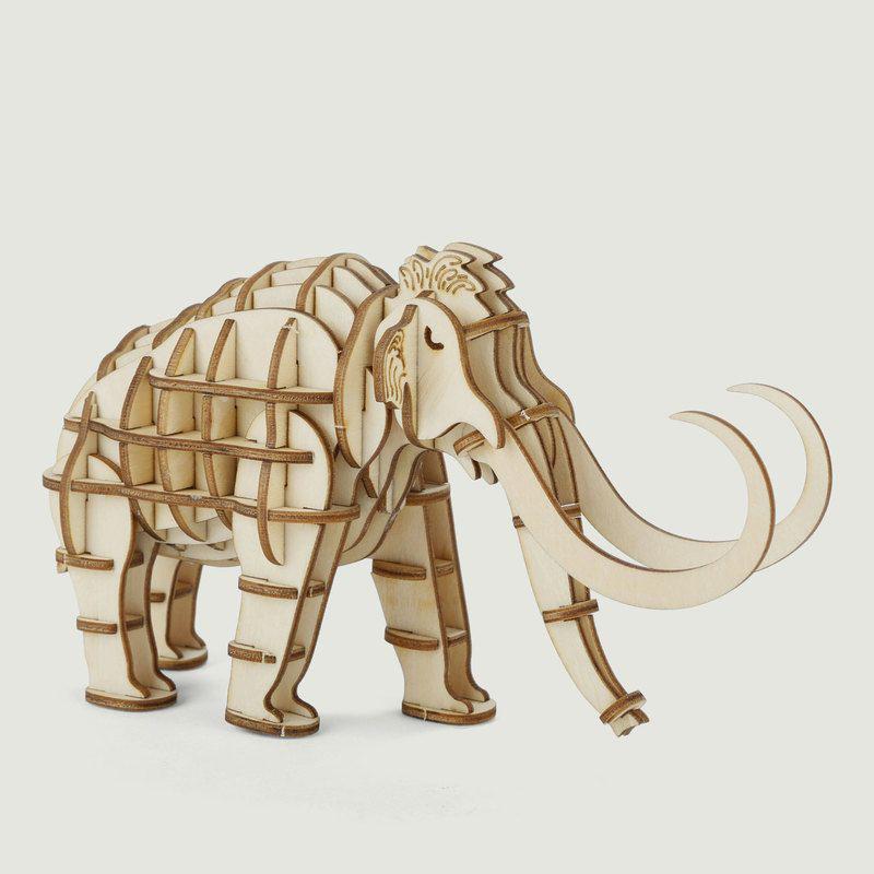 Kikkerland Mammoth 3D Puzzle Wood KIKKERLAND