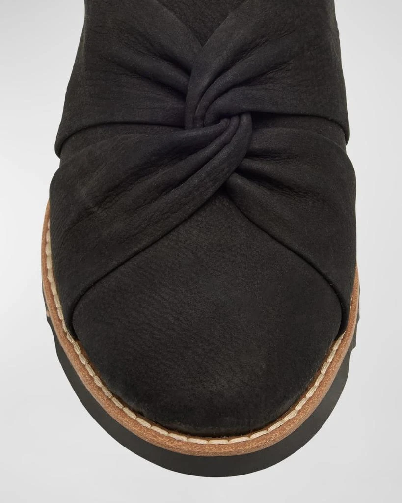 Eileen Fisher Eena Suede Twist Slip-On Loafers 5