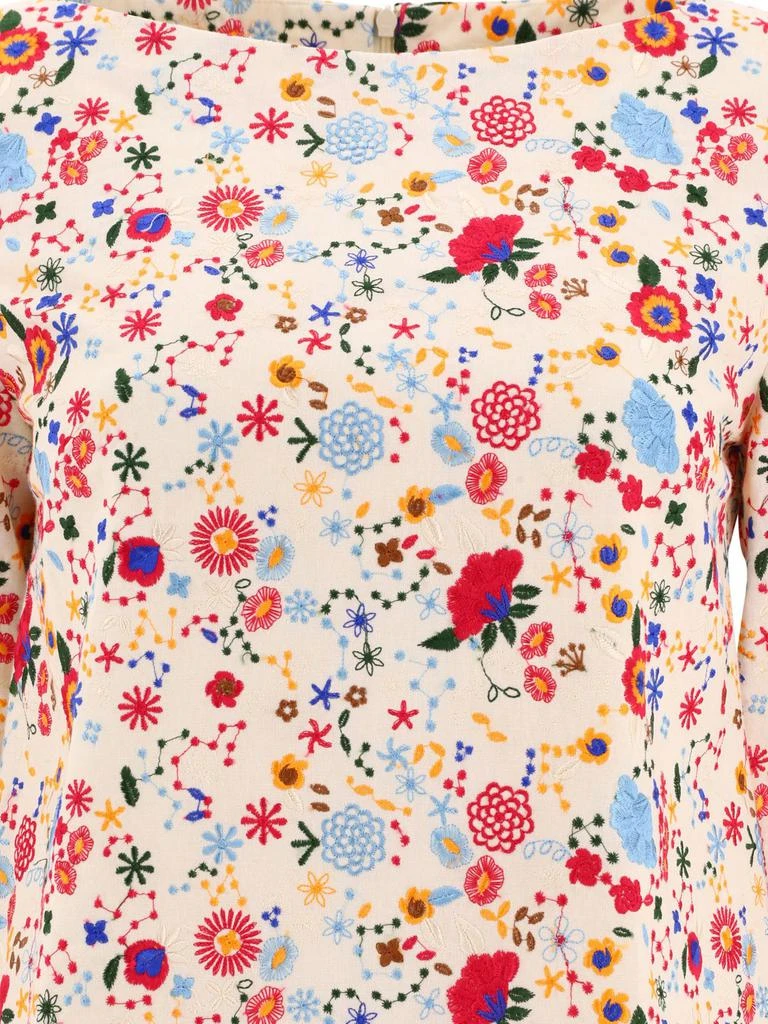 INES DE LA FRESSANGE Ines De La Fressange Floral A-Line Dress 3
