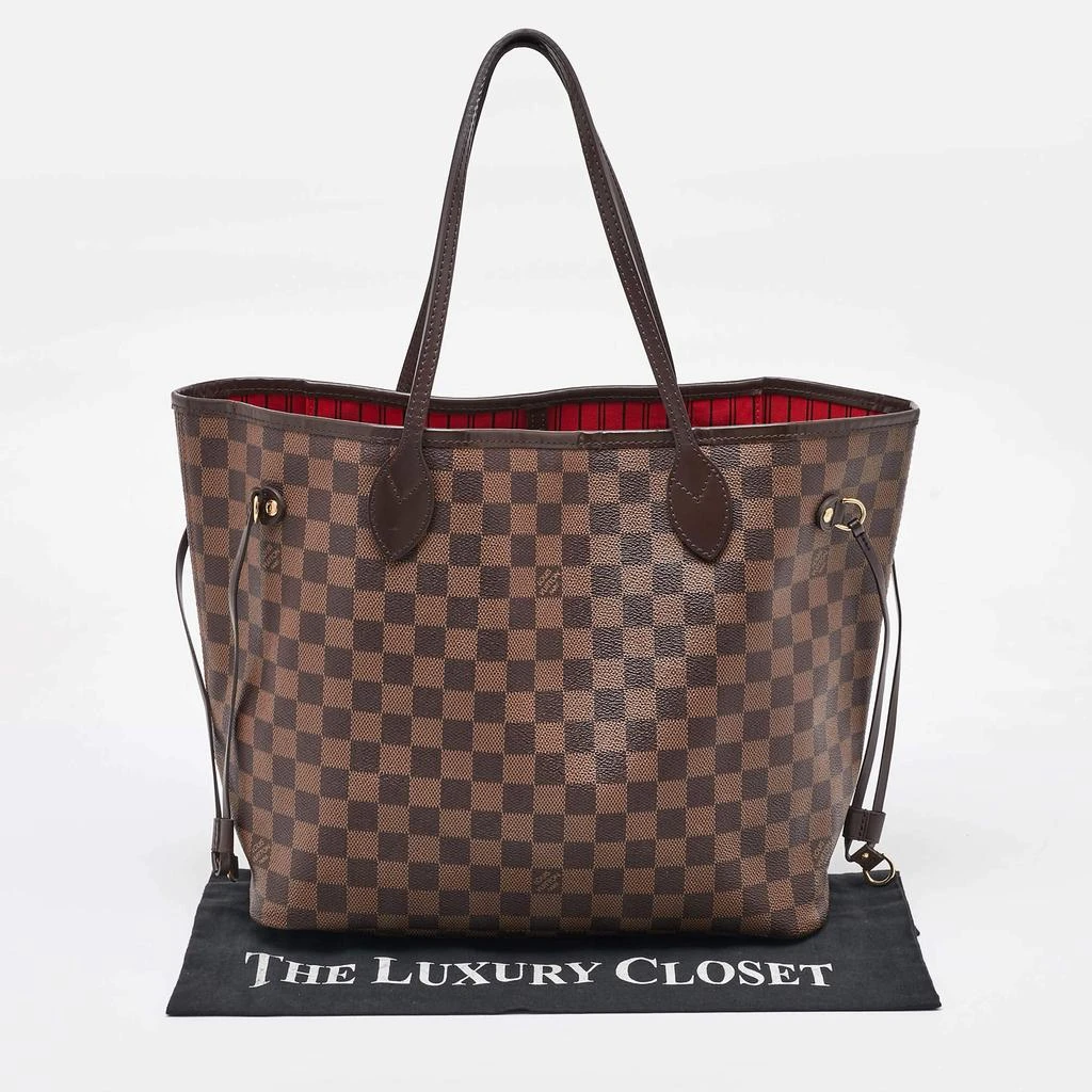 Louis Vuitton Louis Vuitton Damier Ebene Canvas Neverfull MM Bag 10