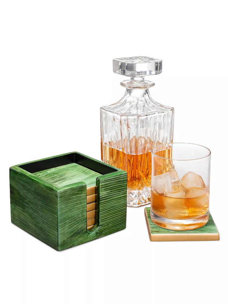 LADORADA Emerald Maize Coaster Set