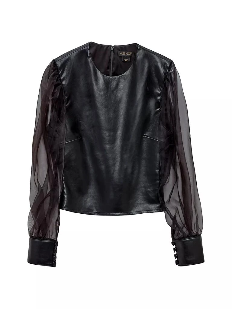 AS by DF Genevieve Recycled Leather Top 1