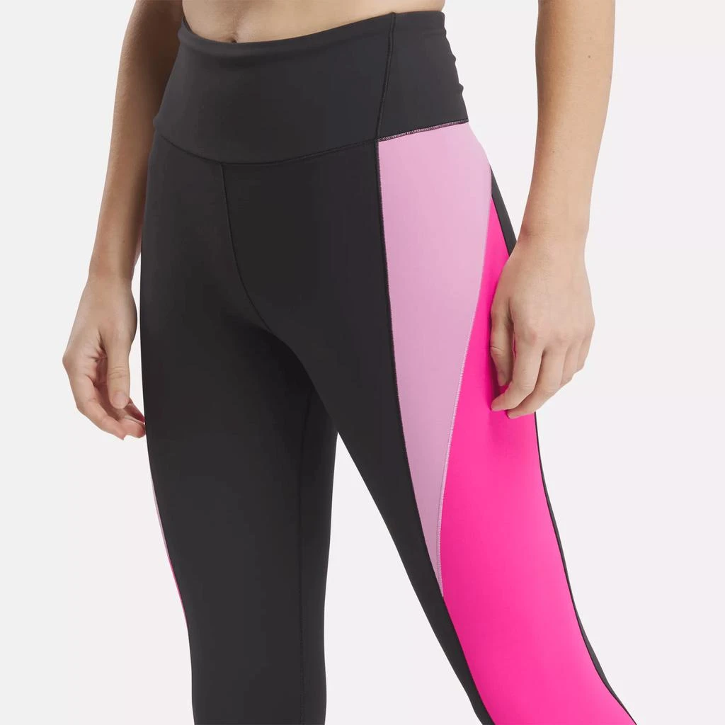 Reebok Women's Lux High-Rise Colorblock Leggings 5