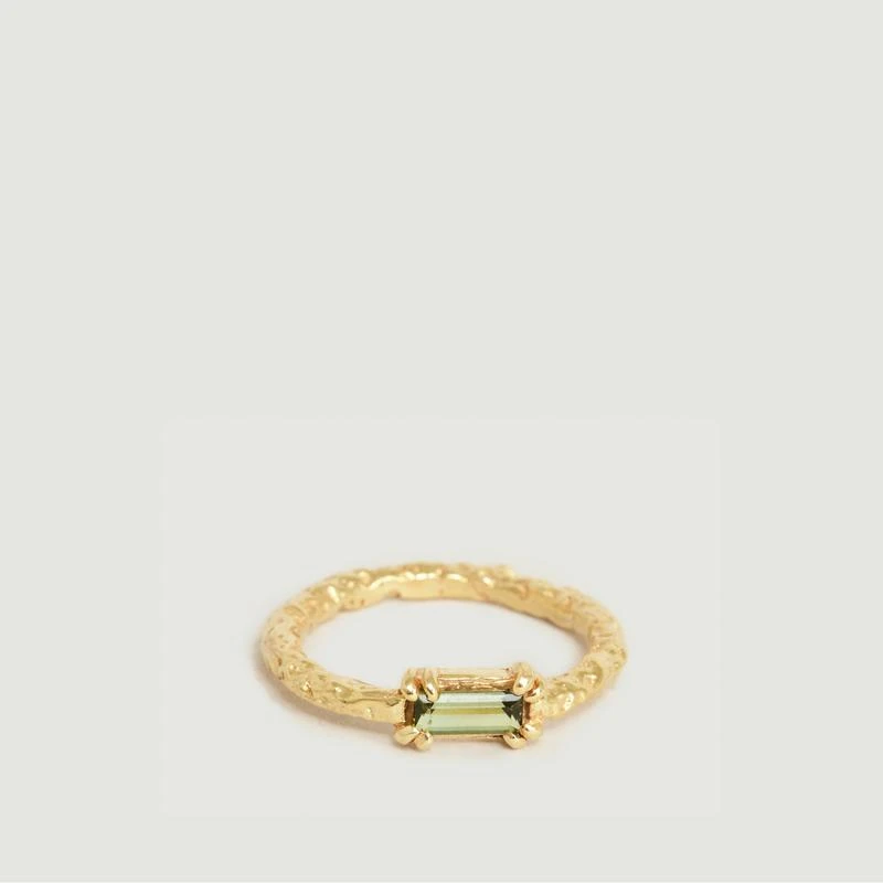 MONSIEUR Marius Tourmaline Ring Silver-gilt MONSIEUR 1