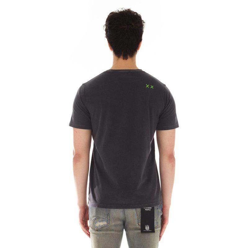 Cult Of Individuality Short Sleeve Crew Neck Tee  "Charlie" In Vintage Charcoal 2