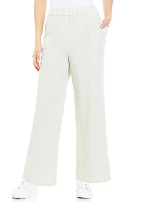 Wonderly Petite Cotton Gauze Wide Leg Pants 1