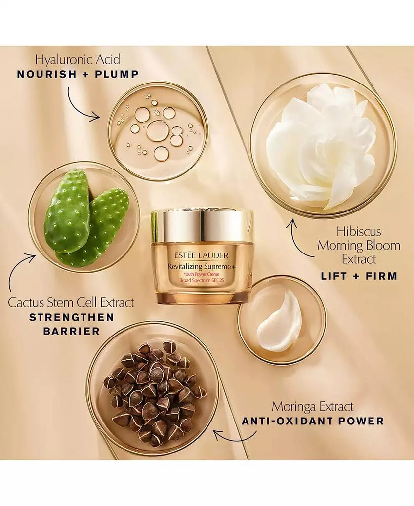 Estée Lauder Revitalizing Supreme+ Cream Moisturizer with Hyaluronic Acid & Peptides SPF 25 1.7 oz. 4