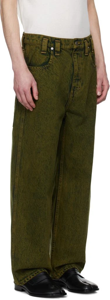 Eckhaus Latta Green Baggy Jeans 2