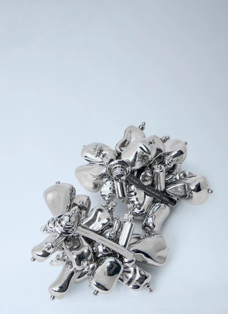 Dries Van Noten Sculptural Metal Earrings 2