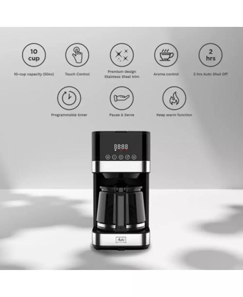 Melitta 10-Cup Tocco Glass Coffee Maker 2