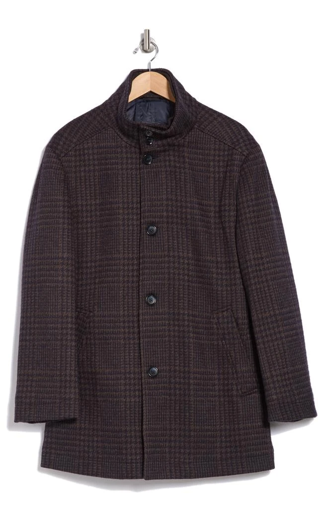 English Laundry Wool Blend Coat with Quilted Bib 3