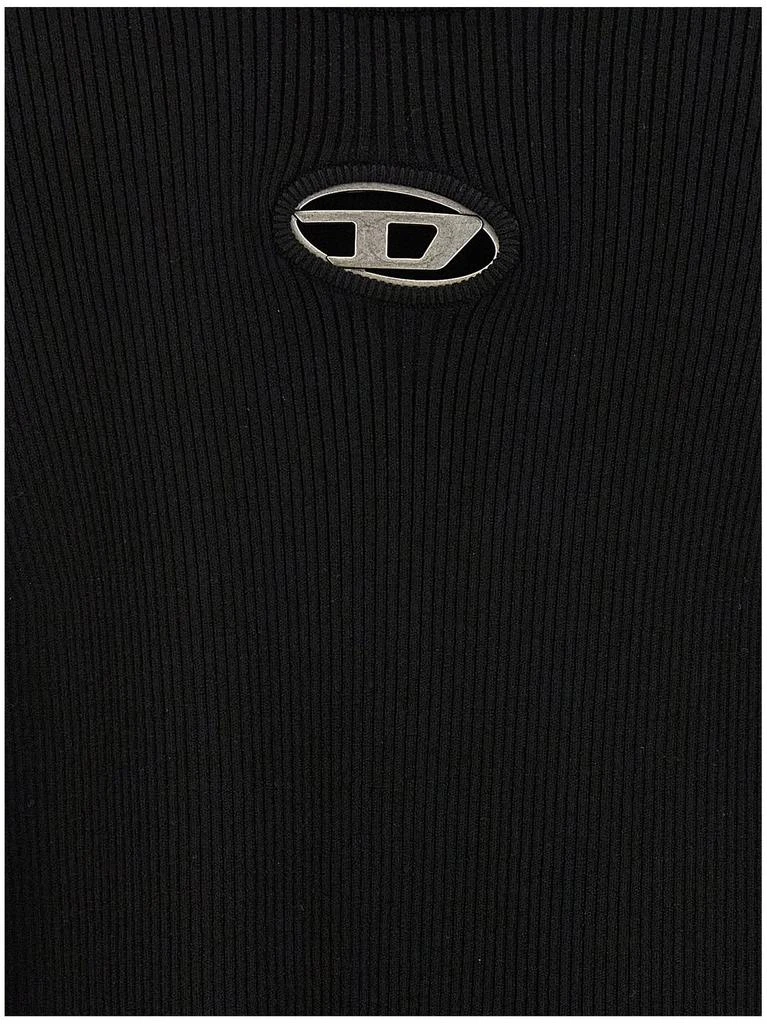 Diesel Diesel M-Valari Oval D Ribbed-Knit Top 4
