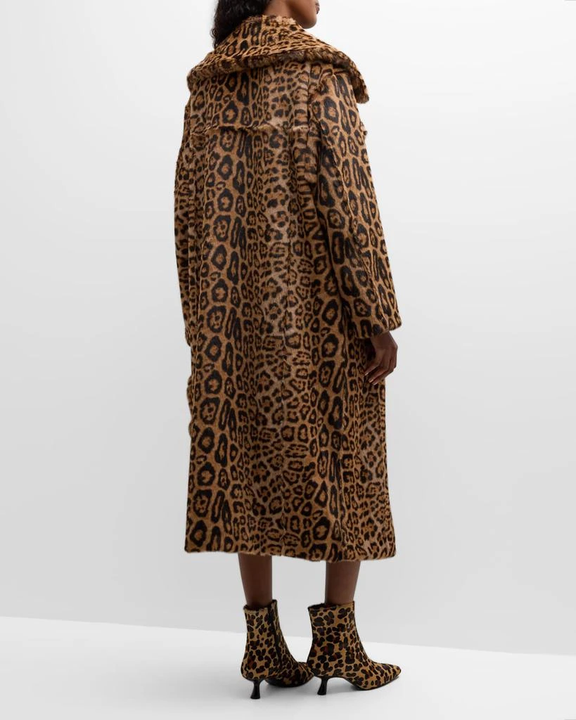Simon Miller Jetz Cheetah Faux-Fur Coat 7