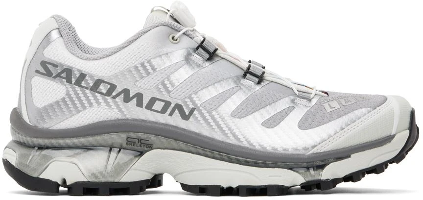 Salomon Gray & Silver XT-4 OG Sneakers 1