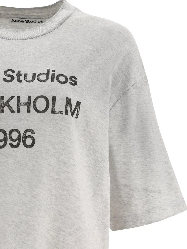 Acne Studios Acne Studios Logo Printed Crewneck T-Shirt 3