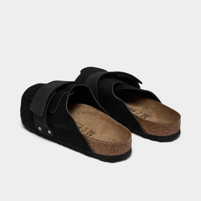 Birkenstock Men's Birkenstock Kyoto Nubuck Suede Leather Slide Sandals 4
