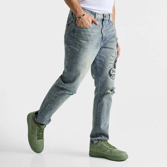 Ed Hardy Men's Ed Hardy Eagle Slim Taper Jeans 3