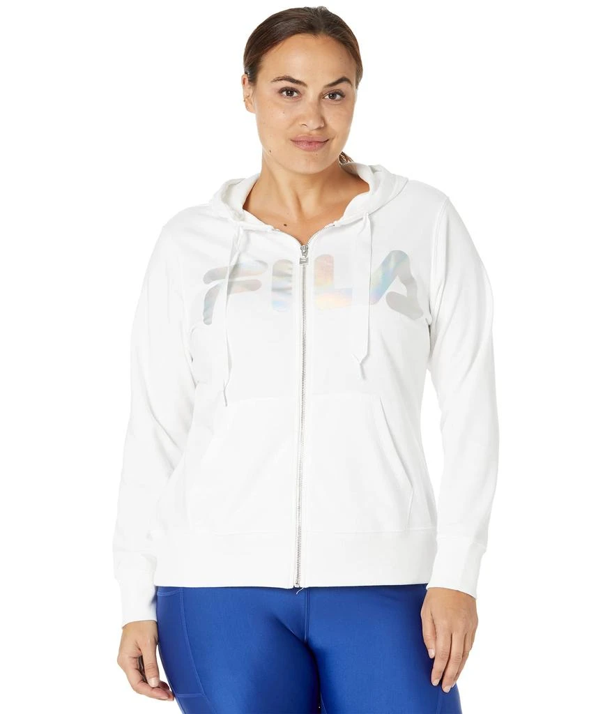 Fila Plus Size Curve Full Zip Hoodie 1