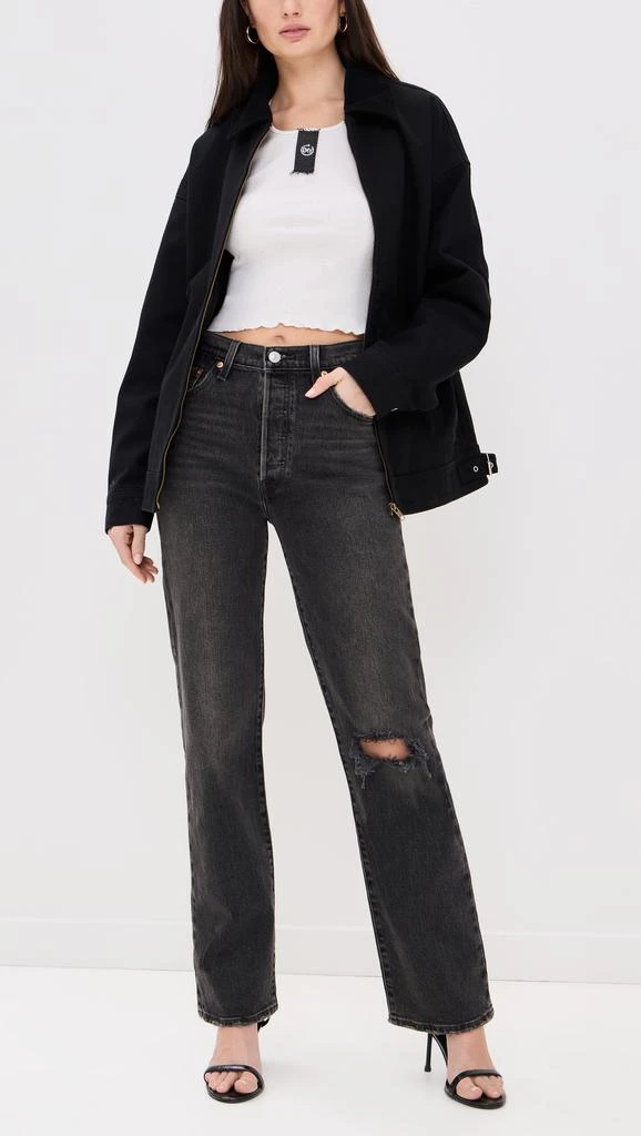 Levi's Ribcage Full Length Jeans 4