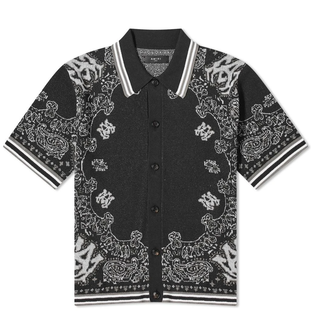AMIRI AMIRI Bandana Knitted Polo Shirt 1