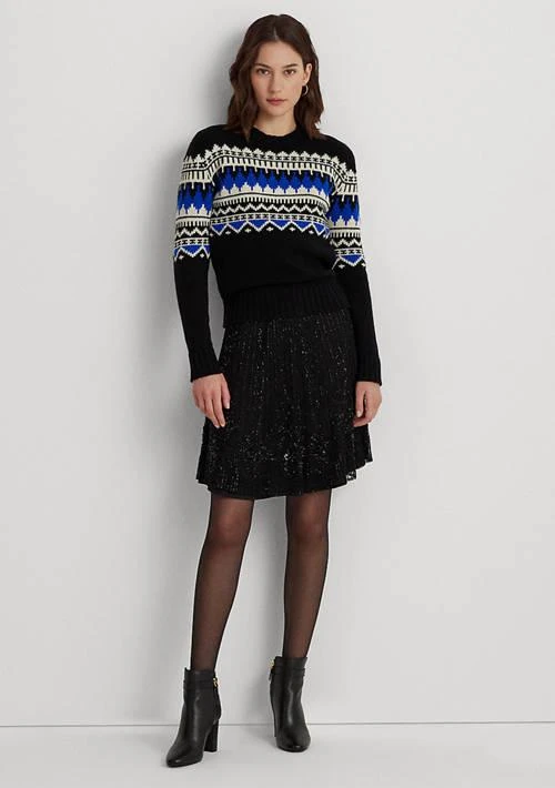 Ralph Lauren Ralph Lauren Petite Beaded Mesh A Line Skirt 4