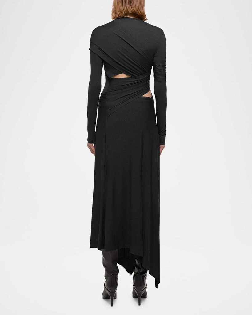 Helmut Lang Draped Knit Protection Dress 4