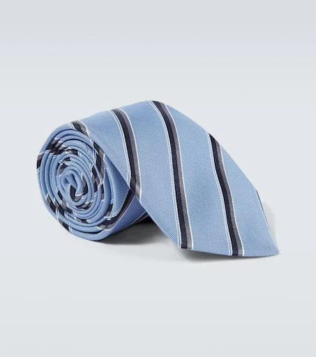Canali Striped silk tie 1