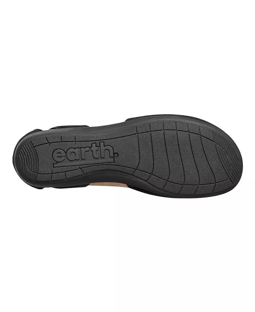 Earth Women's Bronnie Perforated Two-Piece Flat Sandals 5