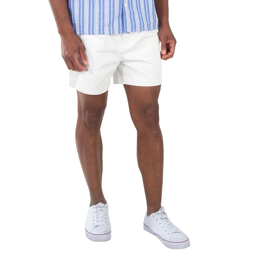 Ralph Lauren Men's White Mid-Rise Cotton Chino Shorts 3