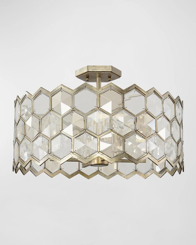 John Richard Array 21" 4-Light Flush Mount 1