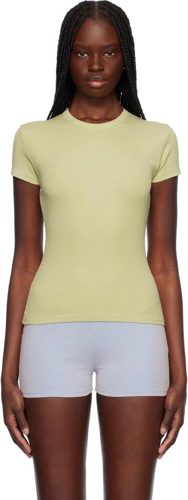 CDLP Khaki Rib T-shirt 1