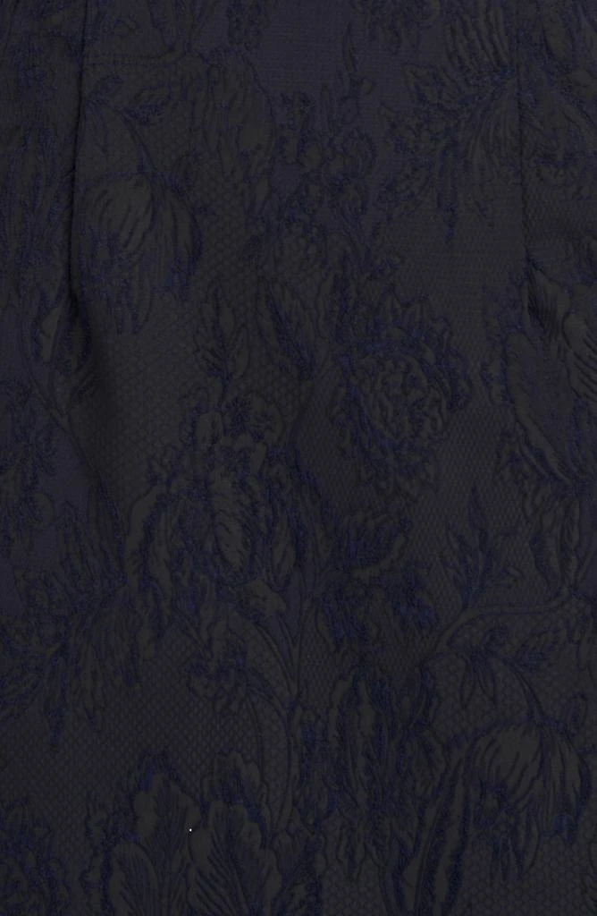 Kay Unger Electra One-Shoulder Jacquard Cocktail Dress 5