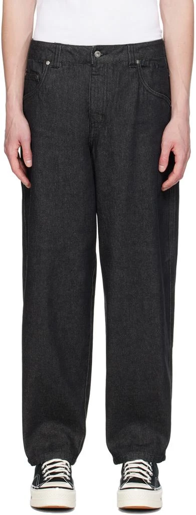 Dime Black Classic Baggy Jeans 1