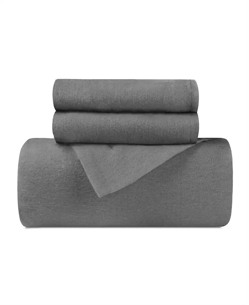 Superior Solid 3-Piece Duvet Cover Set 4