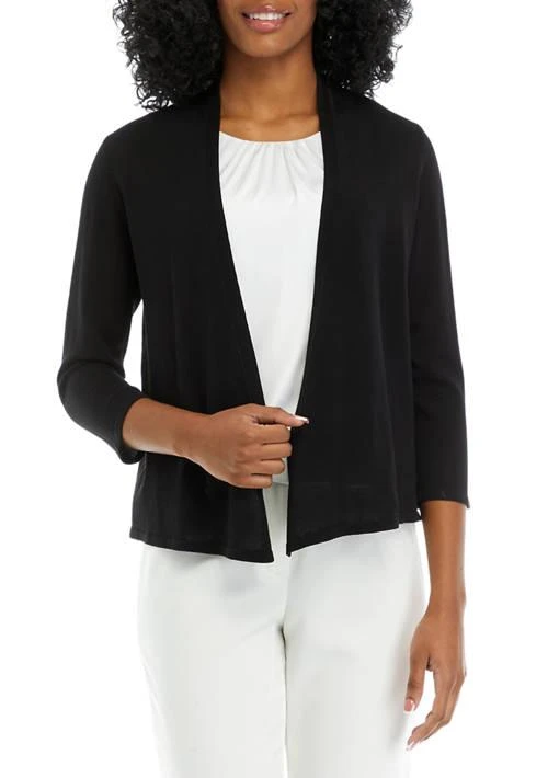 Kasper Womens Self Edge A Line Cardigan 1