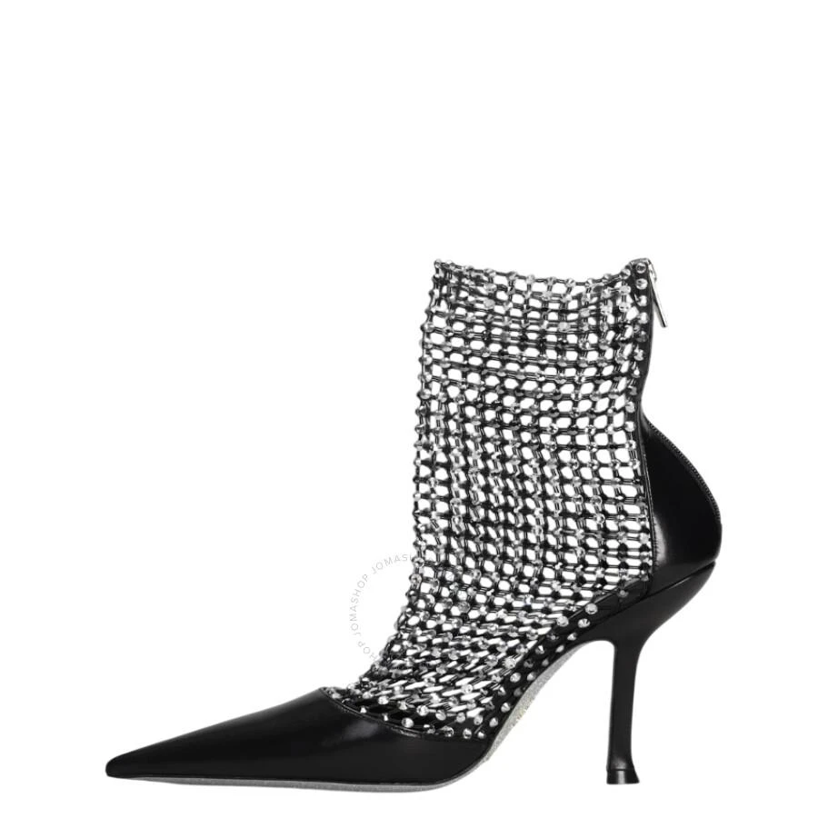 Rene Caovilla Galaxia Crystal Mesh Ankle Boots 2
