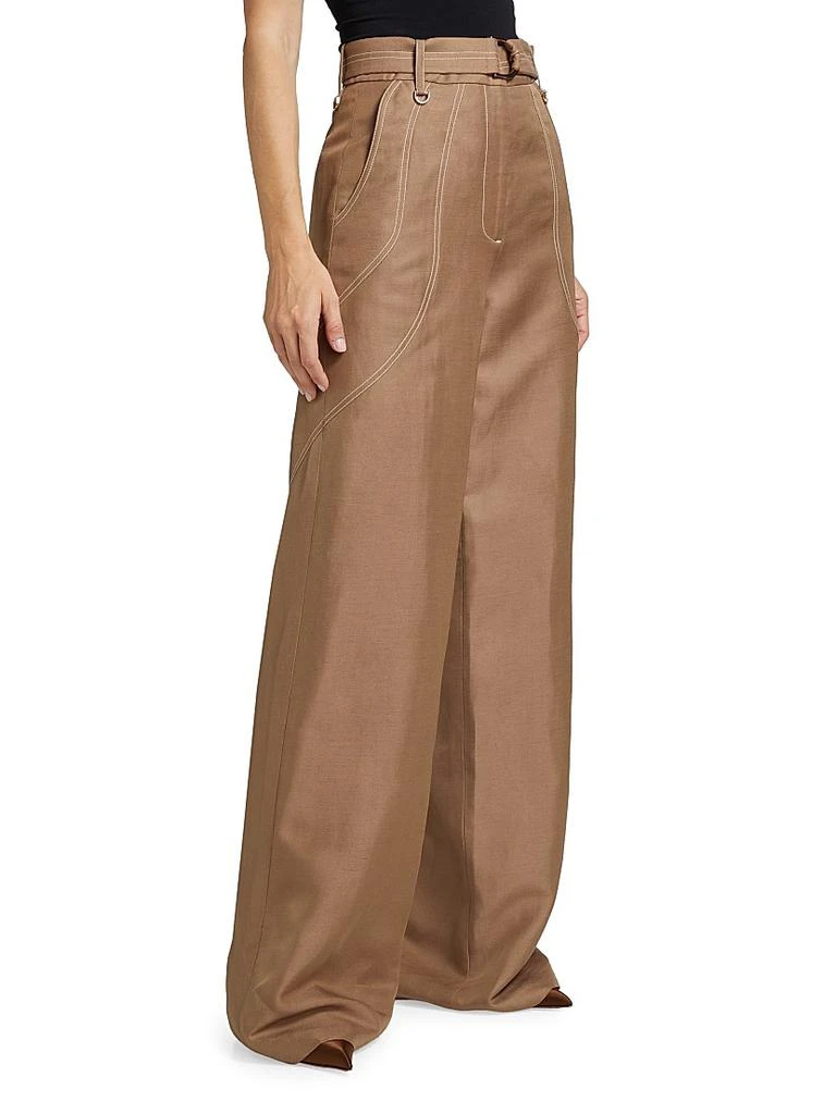 Acler Geary High-Rise Wide-Leg Pants 4