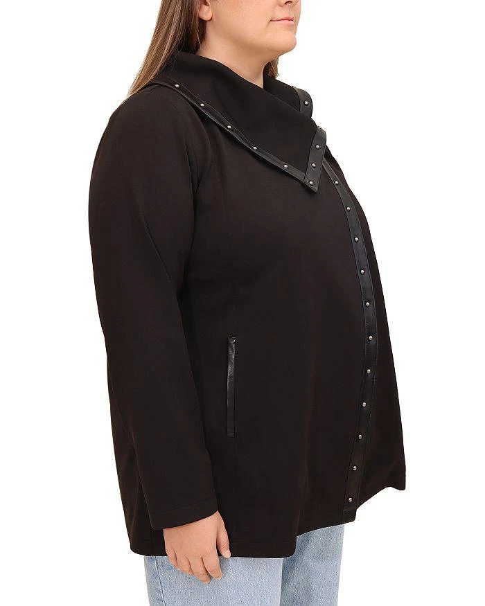 Bagatelle Plus Drape Collar Jacket 3