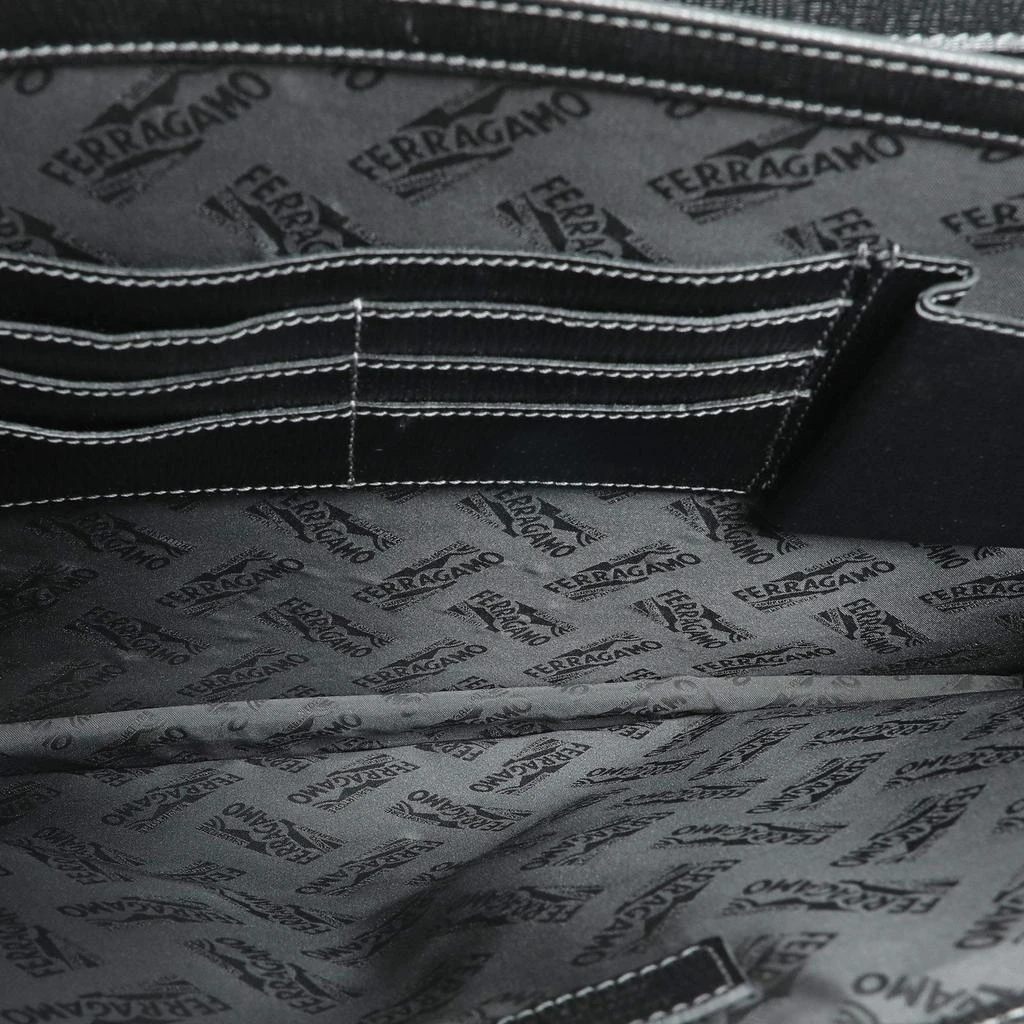 Salvatore Ferragamo Salvatore Ferragamo Black Leather Briefcase 8