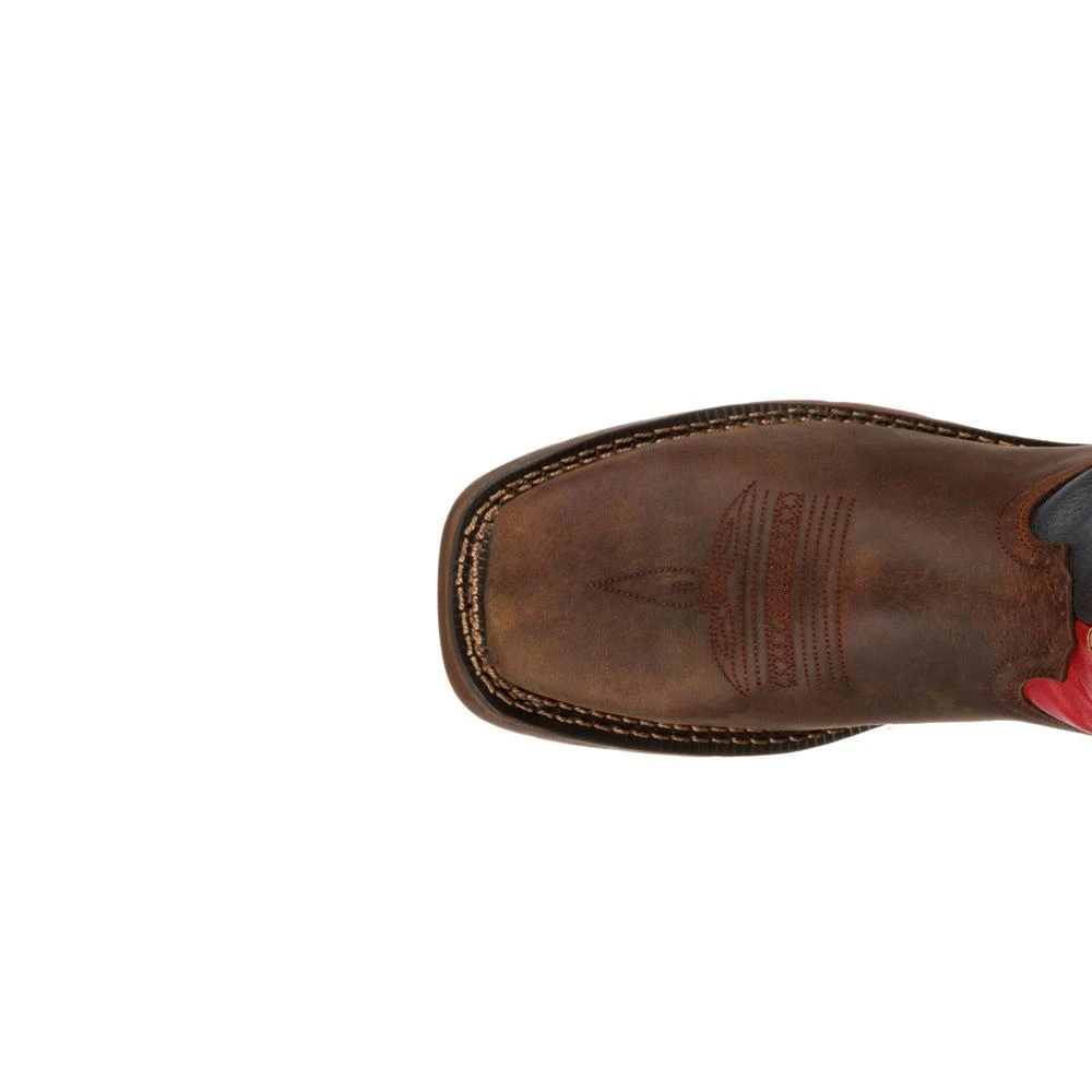 Durango Rebel Patriotic Square Toe Cowboy Boots 4