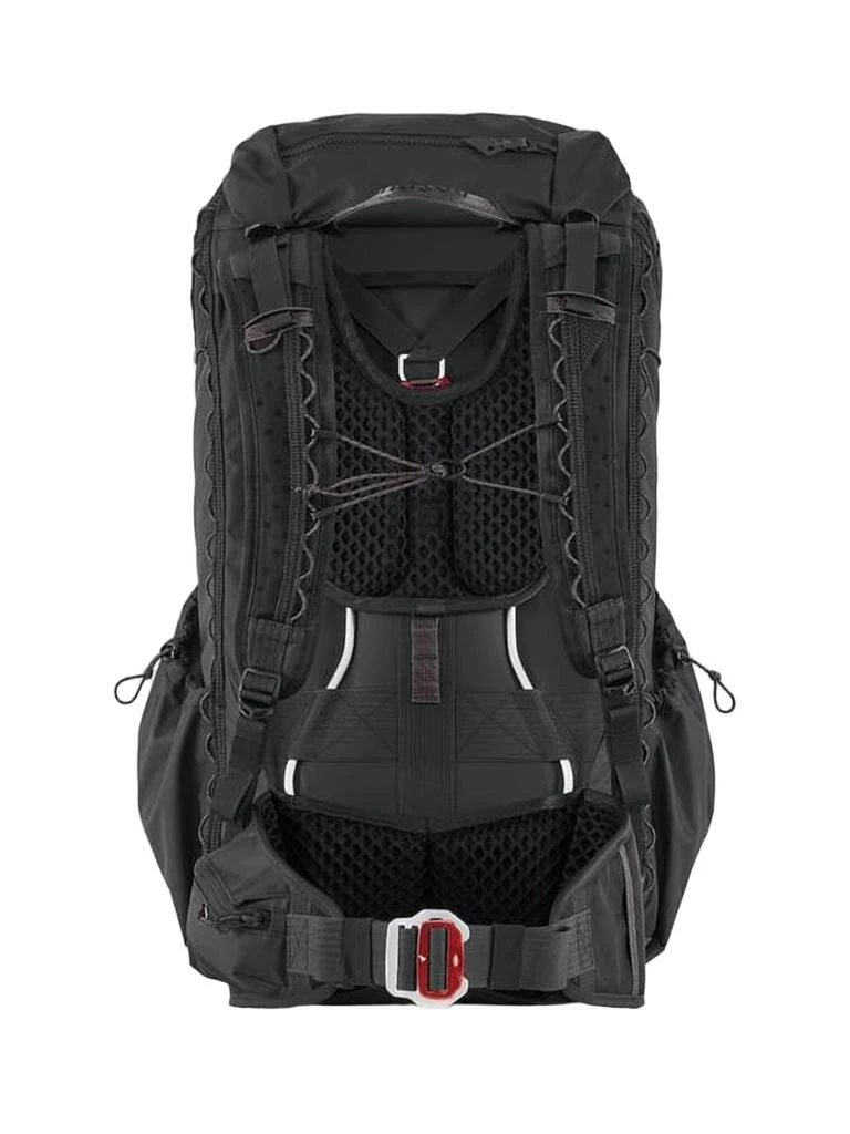 Klattermusen Spacious Black Backpack with Top Flap Closure 2