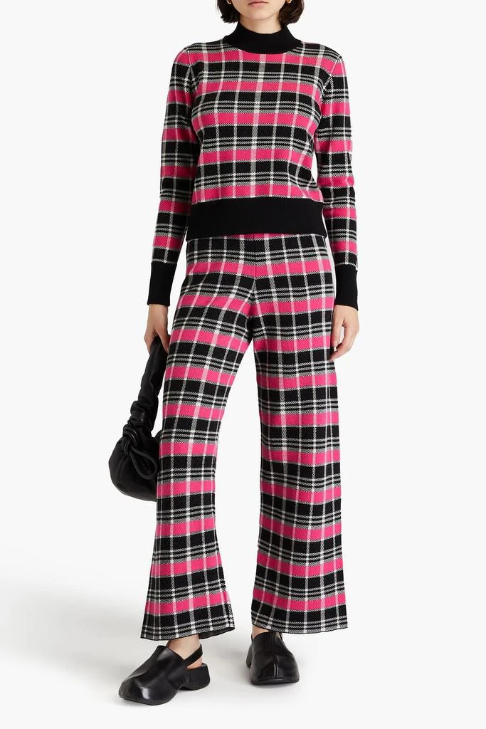 Chinti & Parker Checked wool turtleneck sweater 2