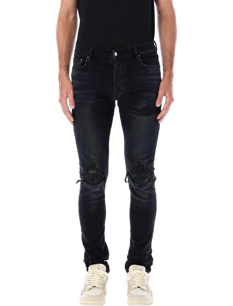 AMIRI Amiri MX1 Bandana Jacquard Distressed Jeans 1