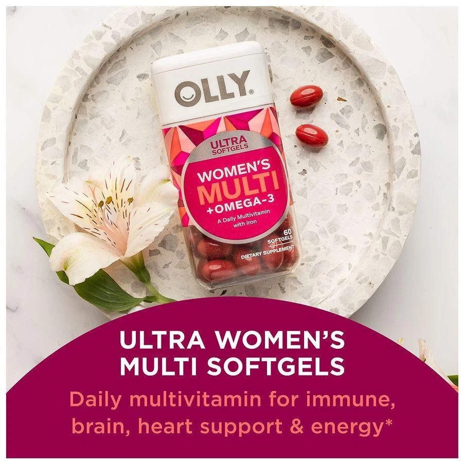 OLLY Ultra Women's Multi Softgels Unflavored 8