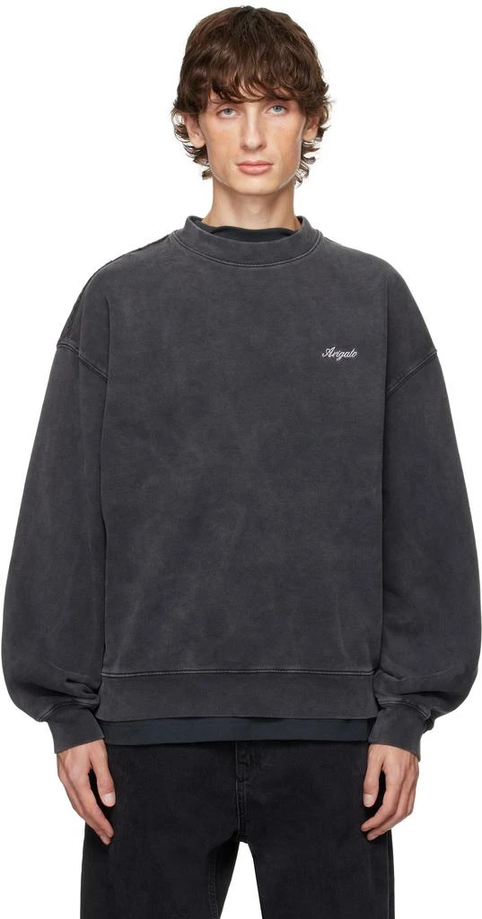Axel Arigato Black Honor Washed Sweatshirt 1