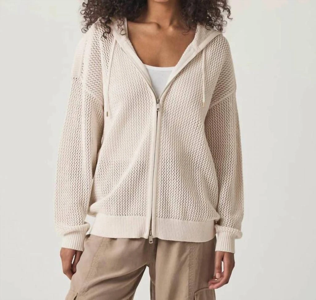 Splendid Splendid - Nala Zip Up Sweater Hoodie