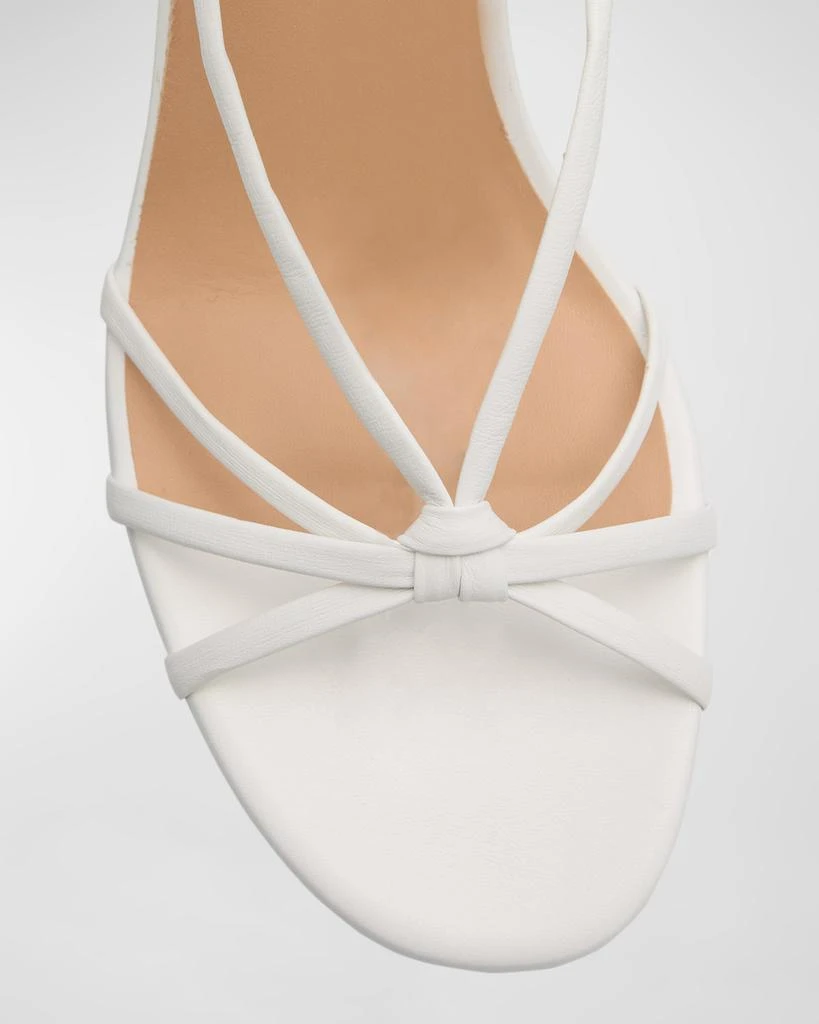 Chloé Rebecca Leather Strappy Wedge Sandals 7