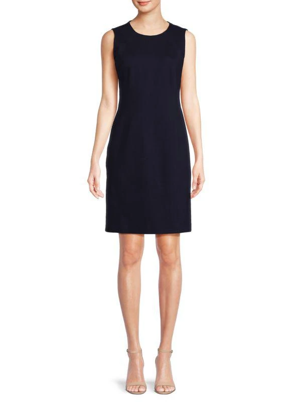 Tahari Solid Sheath Dress 1