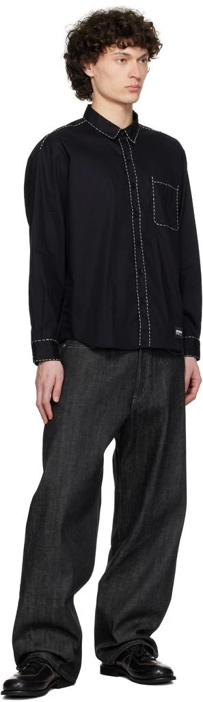 NEIGHBORHOOD Black Hand Stitching LS Shirt 4